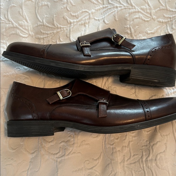 Franklin & Freeman Dark Brown Double Monk Strap Oxfords , EUC, Size 13 main image 8